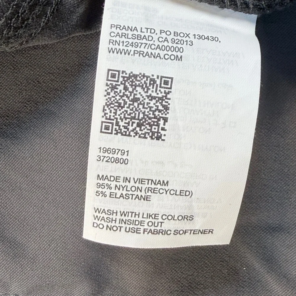 prAna Stretch‎ Zion Cargo Pants Mens 42x30 Gray Belted Hiking Outdoor Trail